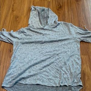 Really soft sweater open shoulder